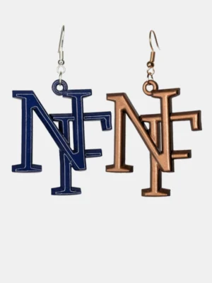 Custom Initial Earrings: Premium Colours